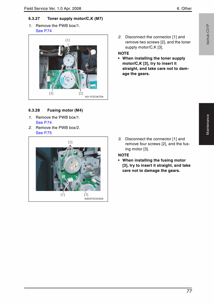 Konica-Minolta bizhub C31P FIELD-SERVICE Service Manual-3